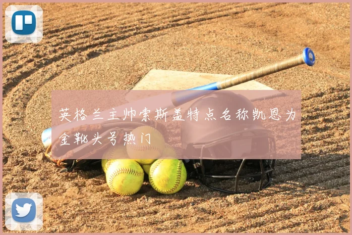 英格兰主帅索斯盖特点名称凯恩为金靴头号热门