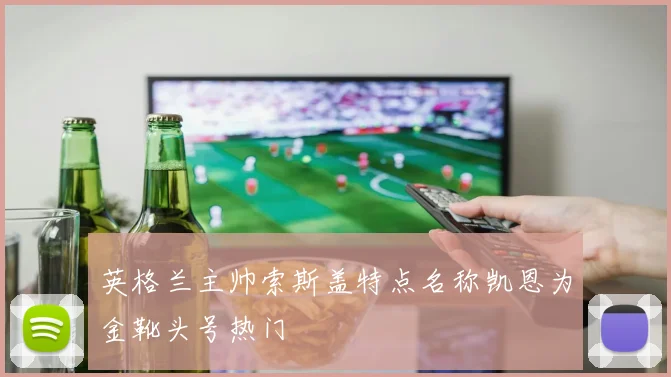 英格兰主帅索斯盖特点名称凯恩为金靴头号热门